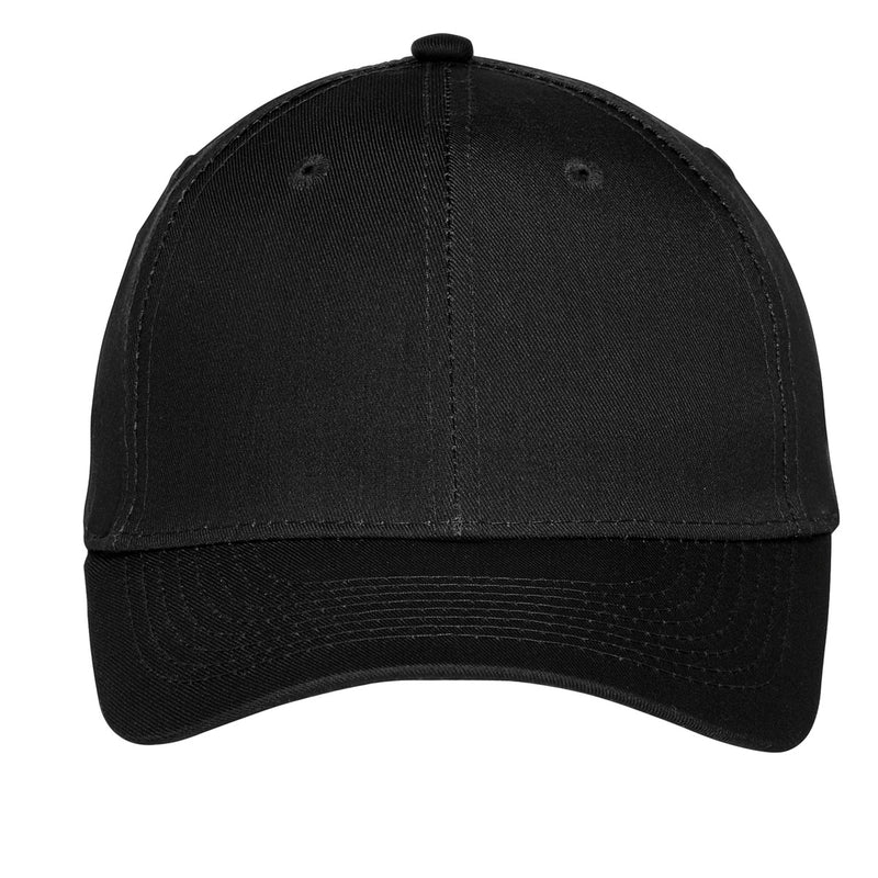 Port Authority Uniforming Twill Cap - Black