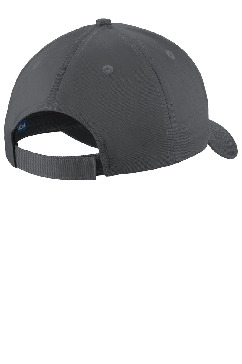 Port Authority Uniforming Twill Cap - Steel Grey