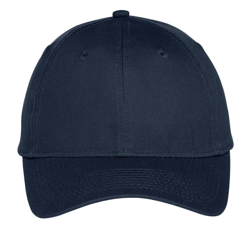 Port Authority Six-Panel Unstructured Twill Cap - Navy