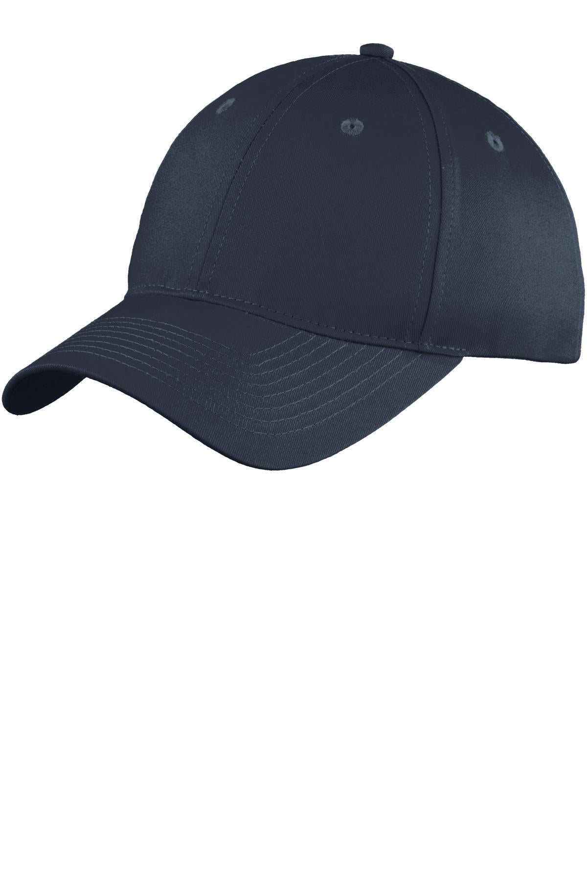 Port Authority Six-Panel Unstructured Twill Cap - True Navy