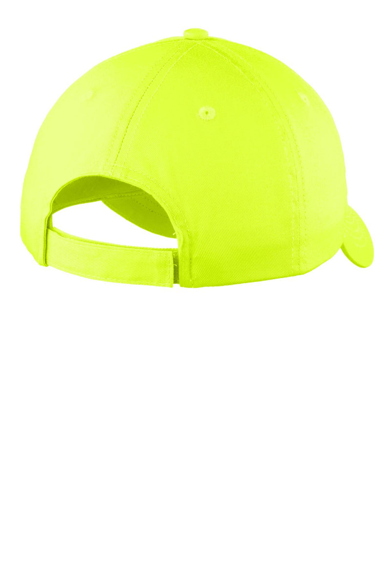 Port Authority Six-Panel Unstructured Twill Cap - Neon Yellow