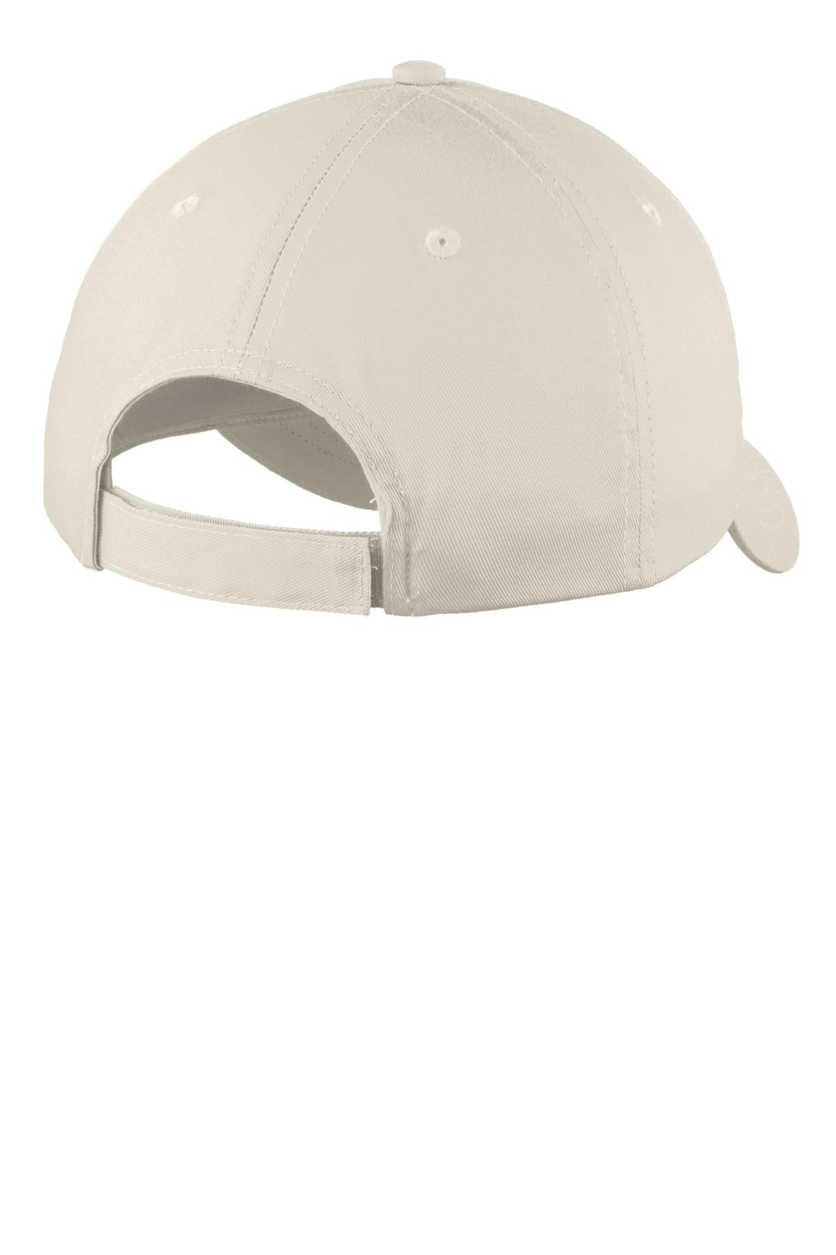 Port Authority Six-Panel Unstructured Twill Cap - Oyster