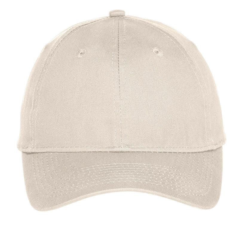 Port Authority Six-Panel Unstructured Twill Cap - Oyster