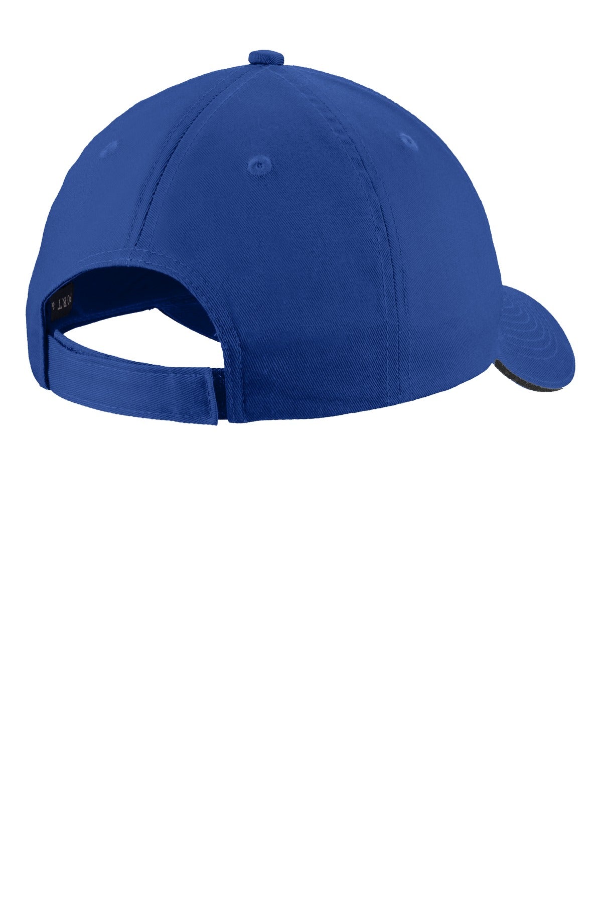 Port Authority Unstructured Sandwich Bill Cap - Royal/ Black