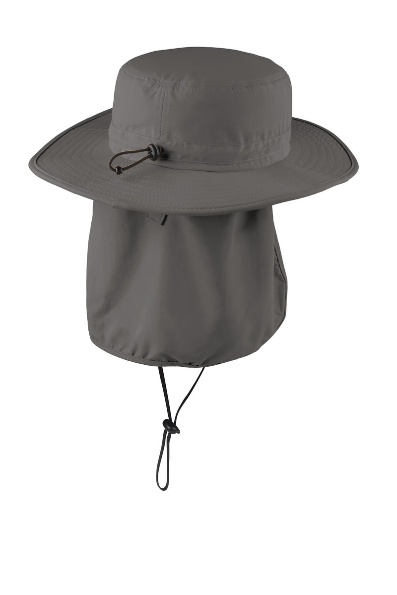 Port Authority Outdoor Wide-Brim Hat - Sterling Grey