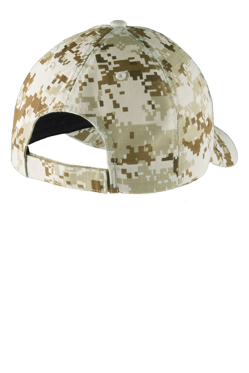 Port Authority Digital Ripstop Camouflage Cap - Sand Camo