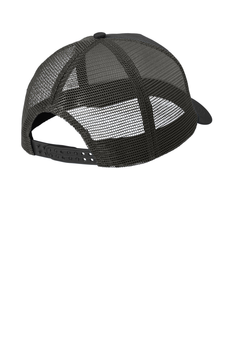 Port Authority 5-Panel Snapback Cap - Black