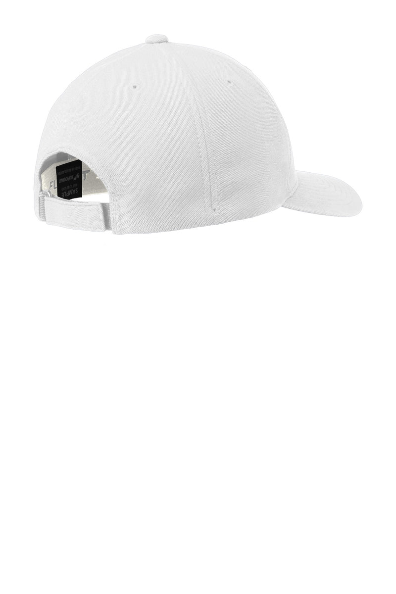 Port Authority Flexfit 110 & Dry Mini Pique Cap - White