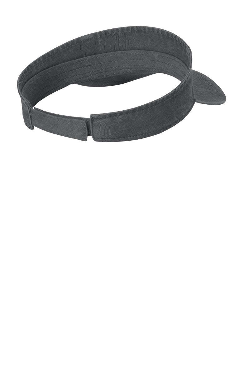 Port Authority  Beach Wash  Visor - Coal