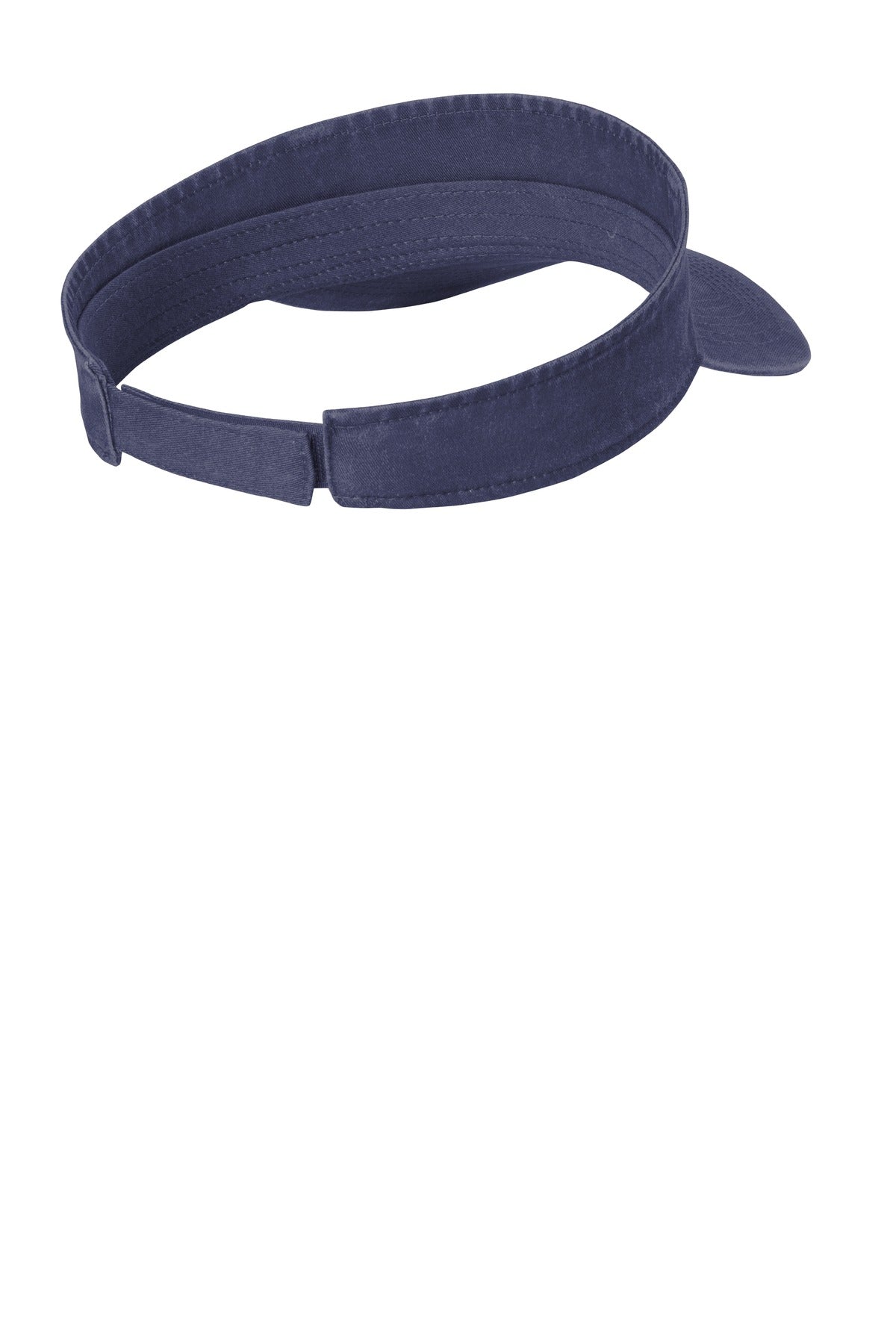 Port Authority  Beach Wash  Visor - Denim Blue