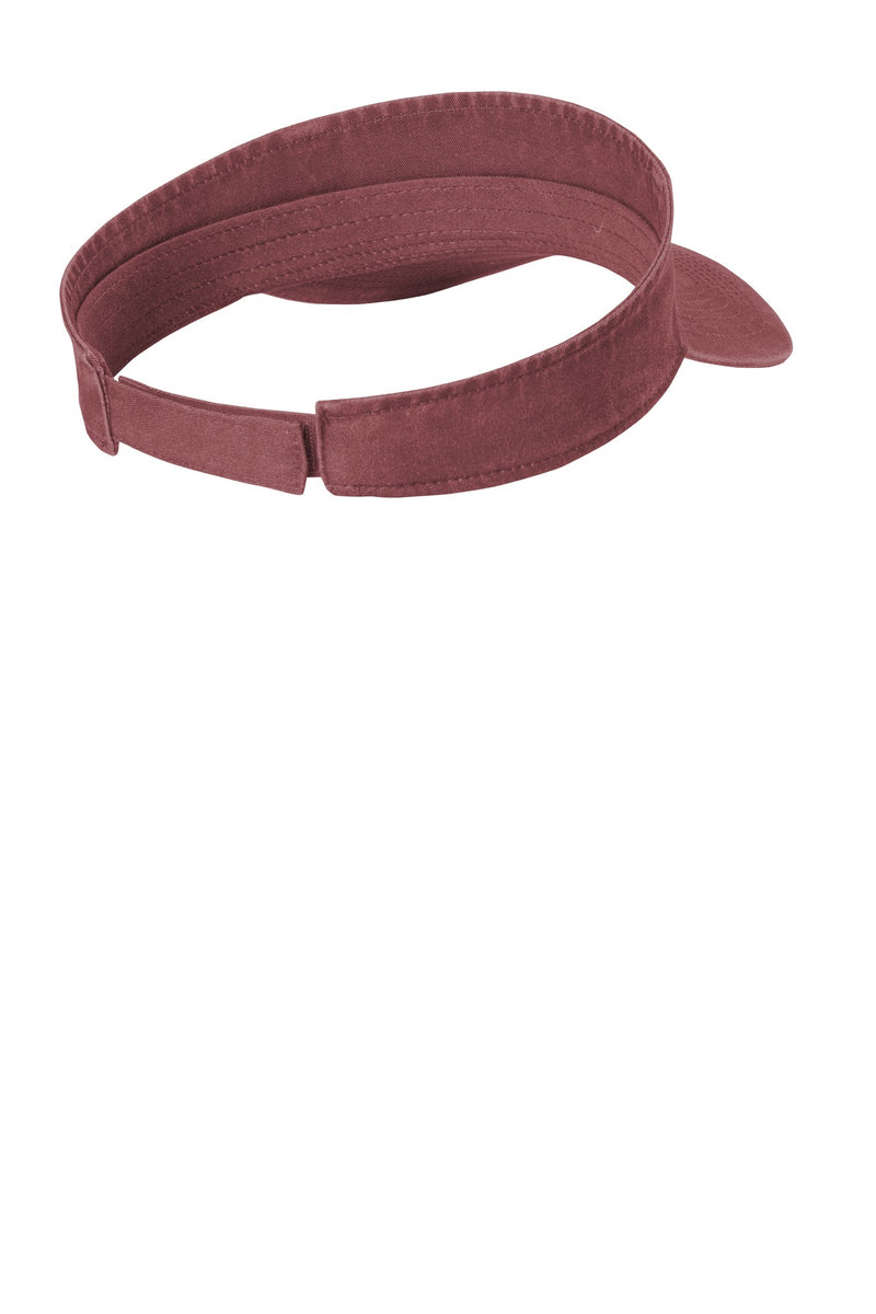 Port Authority  Beach Wash  Visor - Red Rock