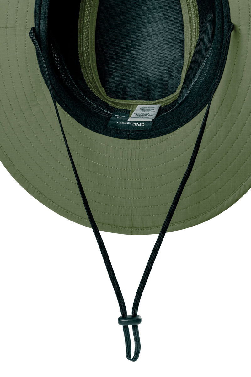 Port Authority Outdoor Ventilated Wide Brim Hat - Olive Leaf