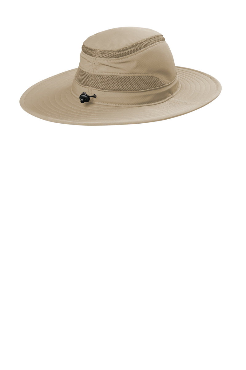 Port Authority Outdoor Ventilated Wide Brim Hat - Stone