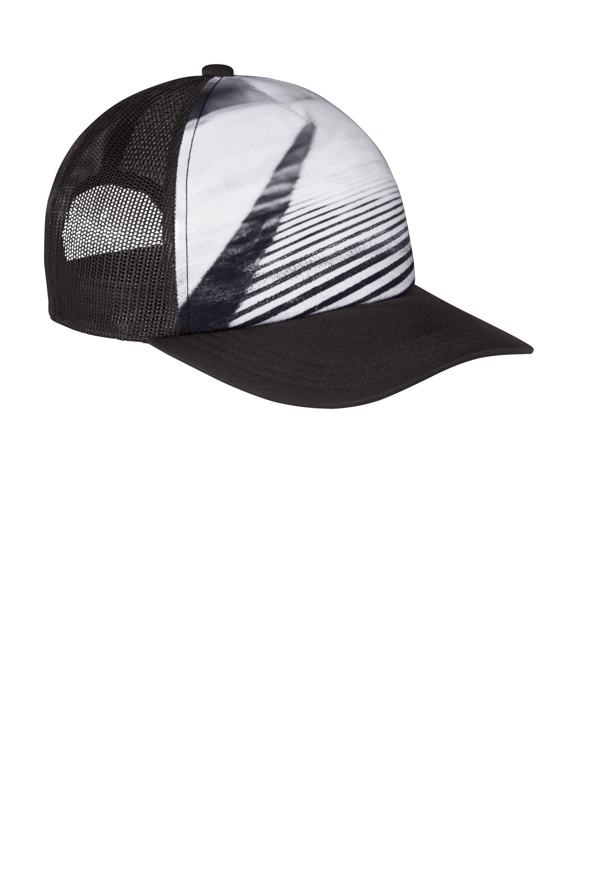 Port Authority  Photo Real Snapback Trucker Cap - City Street