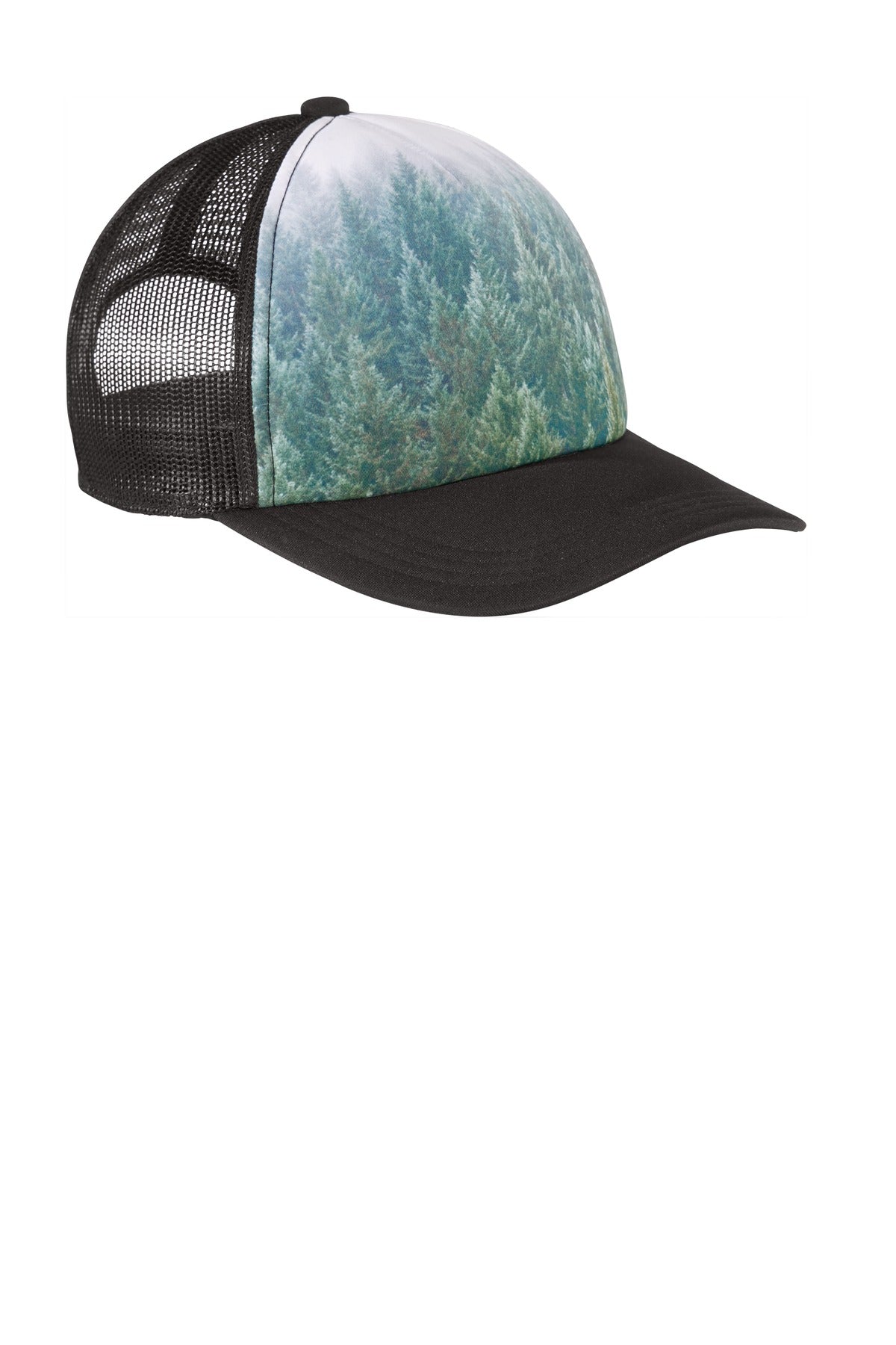 Port Authority  Photo Real Snapback Trucker Cap - Forest