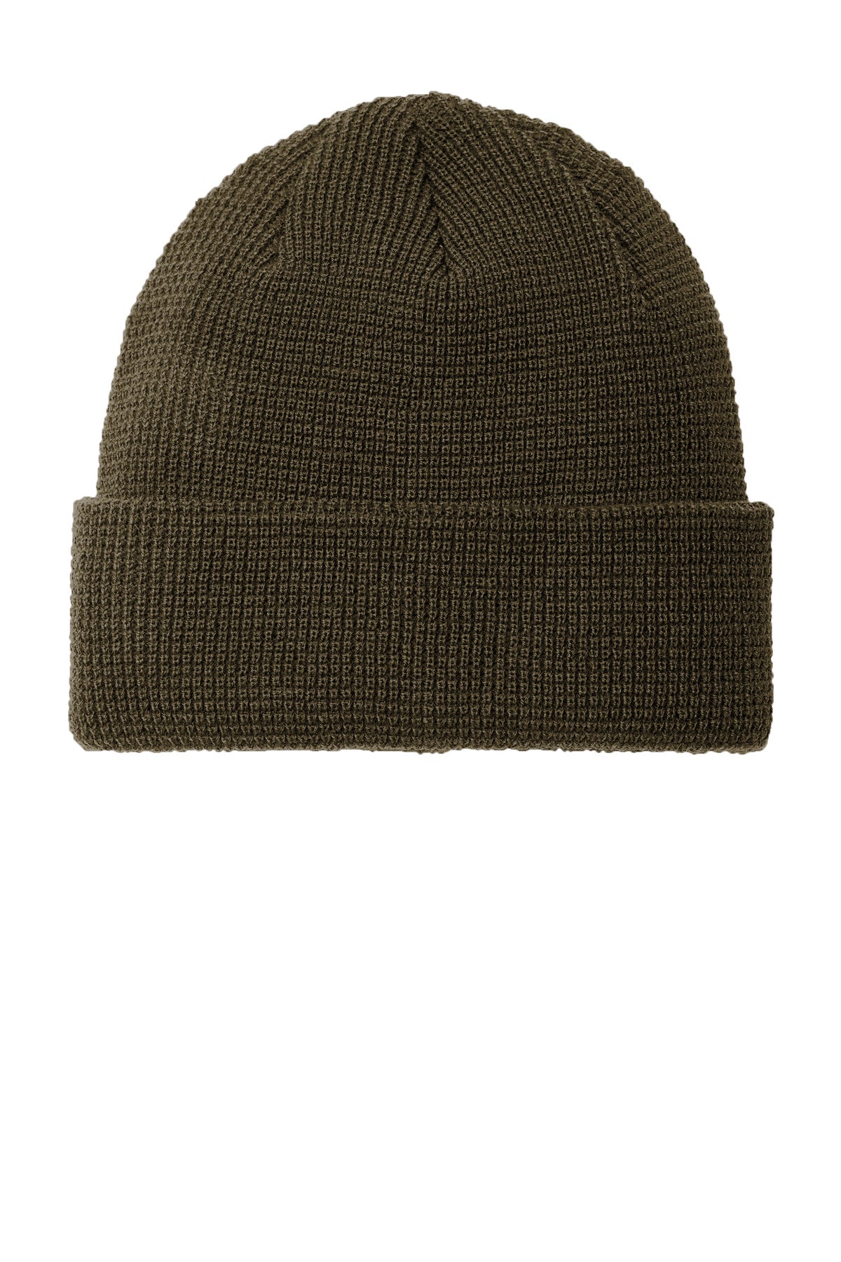 Port Authority Thermal Knit Cuffed Beanie - Olive Green