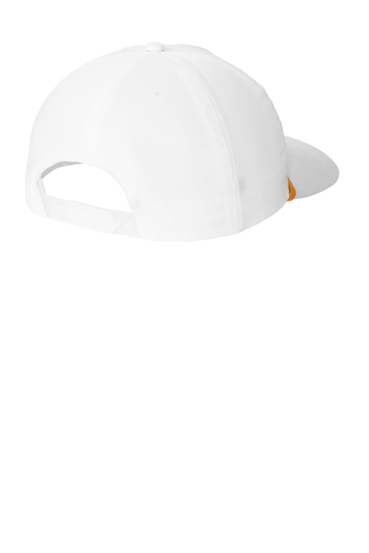 Port Authority Snapback Five-Panel Rope Cap - White/ Athletic Gold