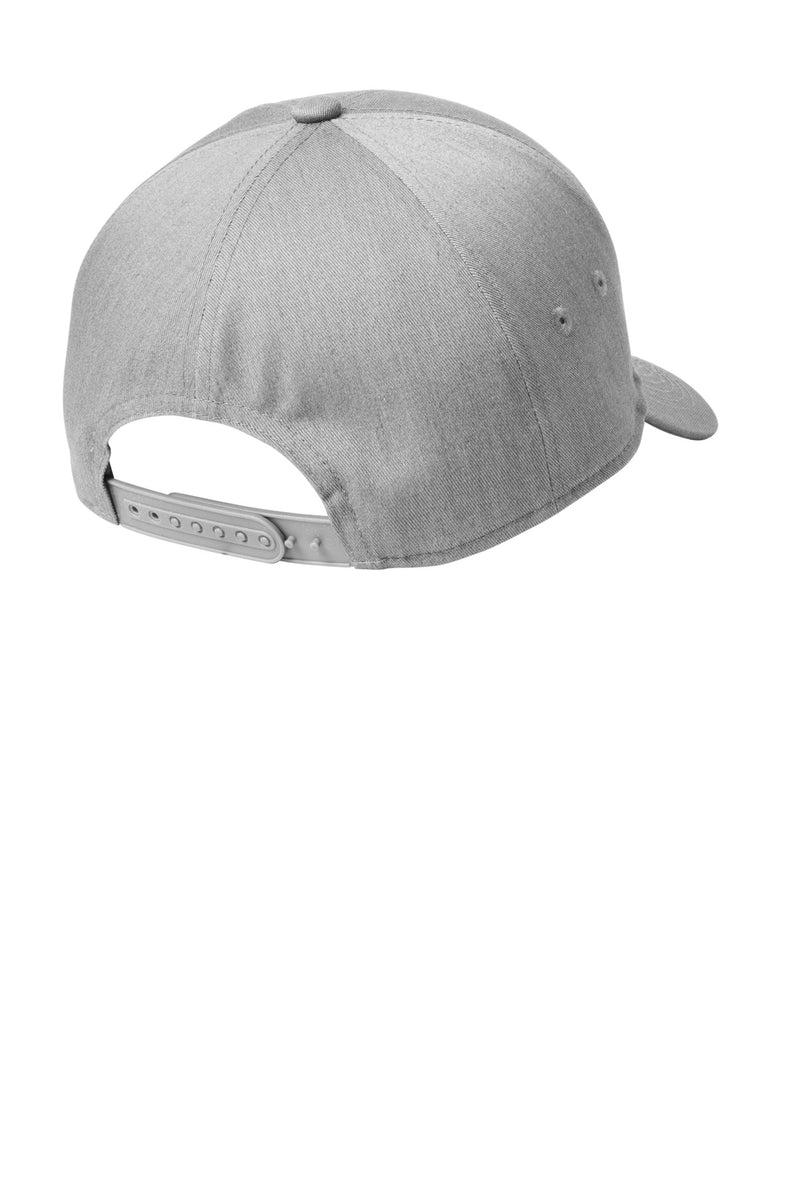 Port Authority 7-Panel Cap - Heather Grey