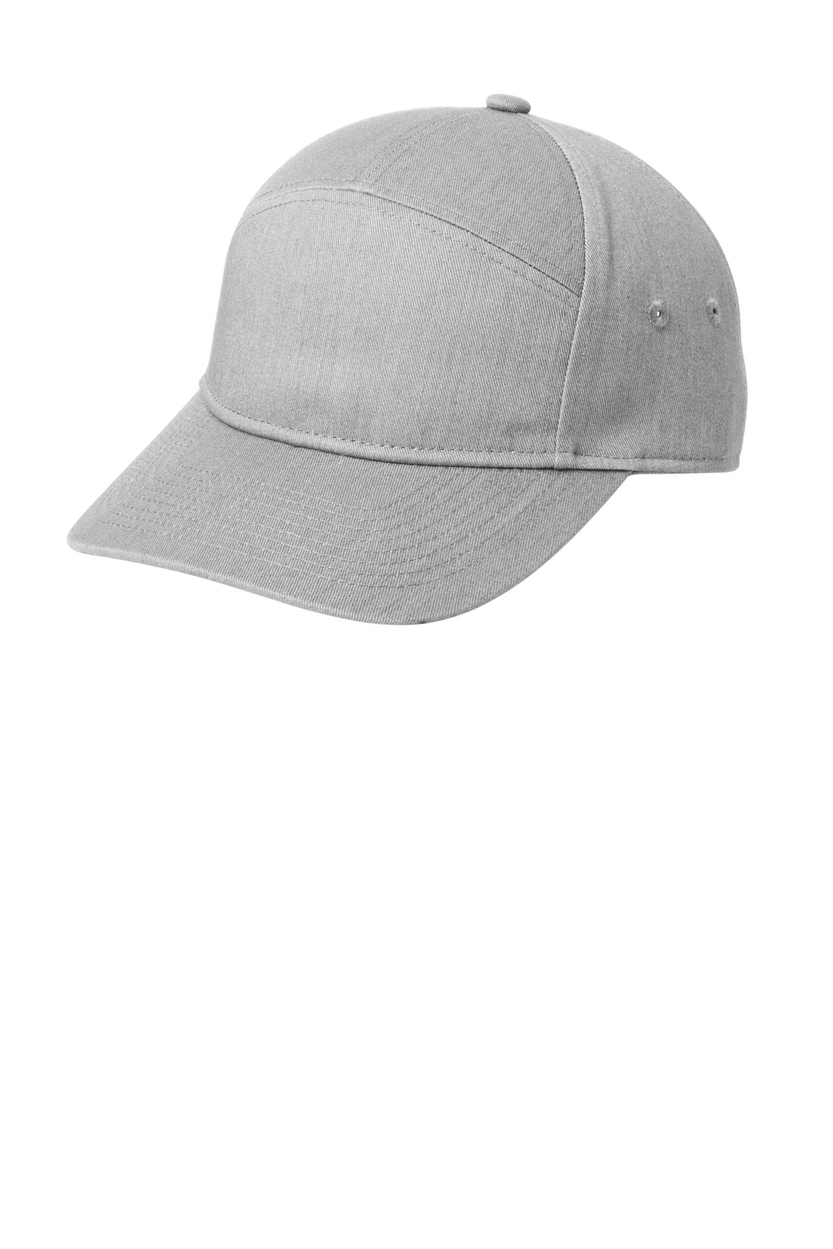 Port Authority 7-Panel Cap - Heather Grey