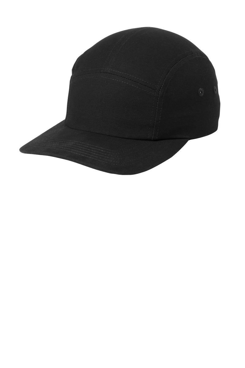 Port Authority Brushed Cotton Camper Cap - Black