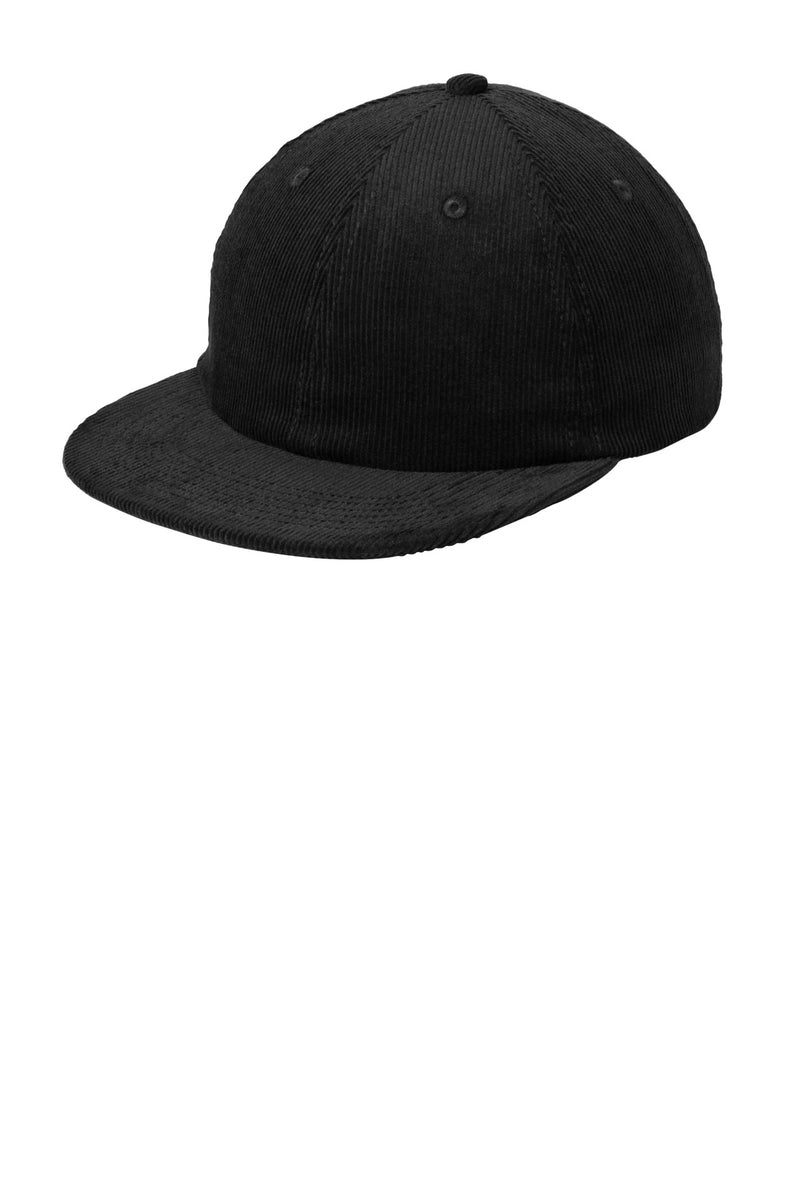 Port Authority Corduroy Cap - Deep Black