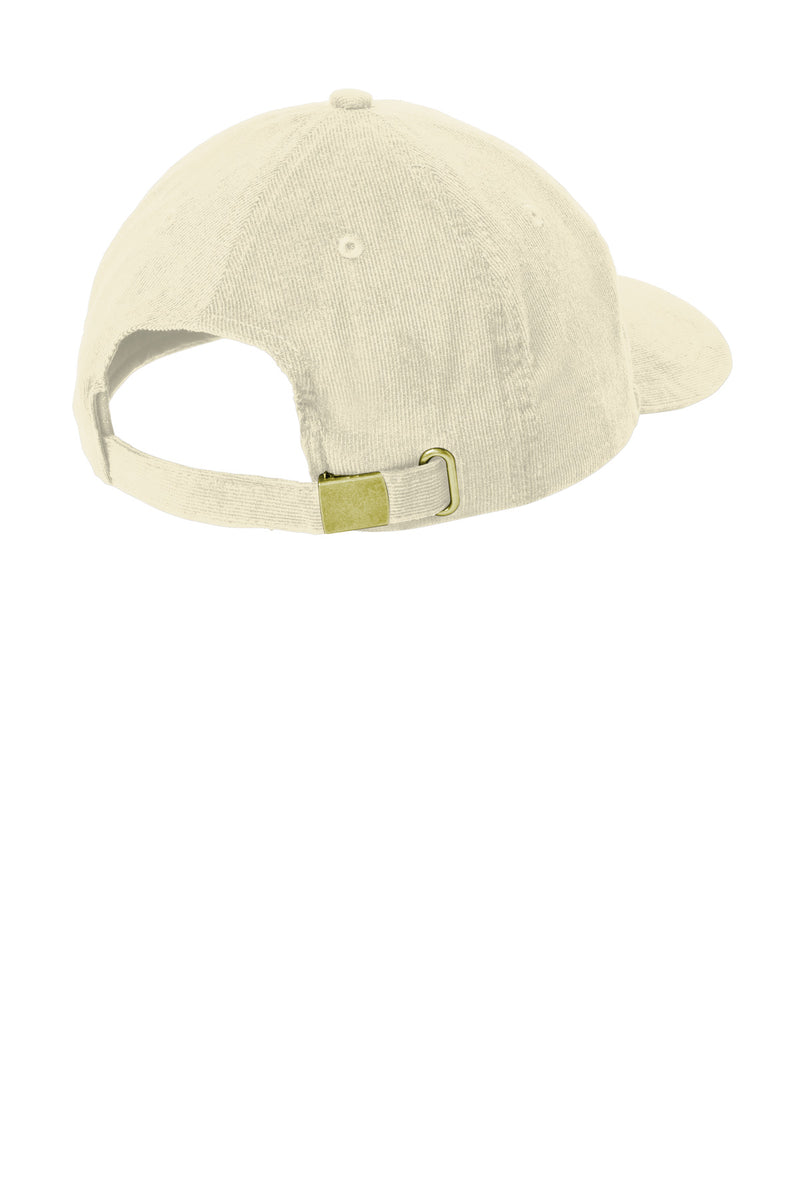 Port Authority Light Corduroy Dad Cap - Stone