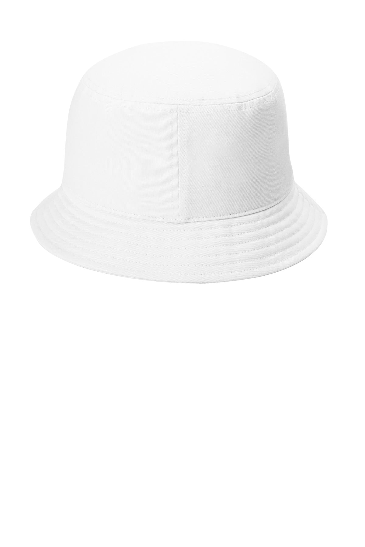 Port Authority Twill Short Brim Bucket Hat - White