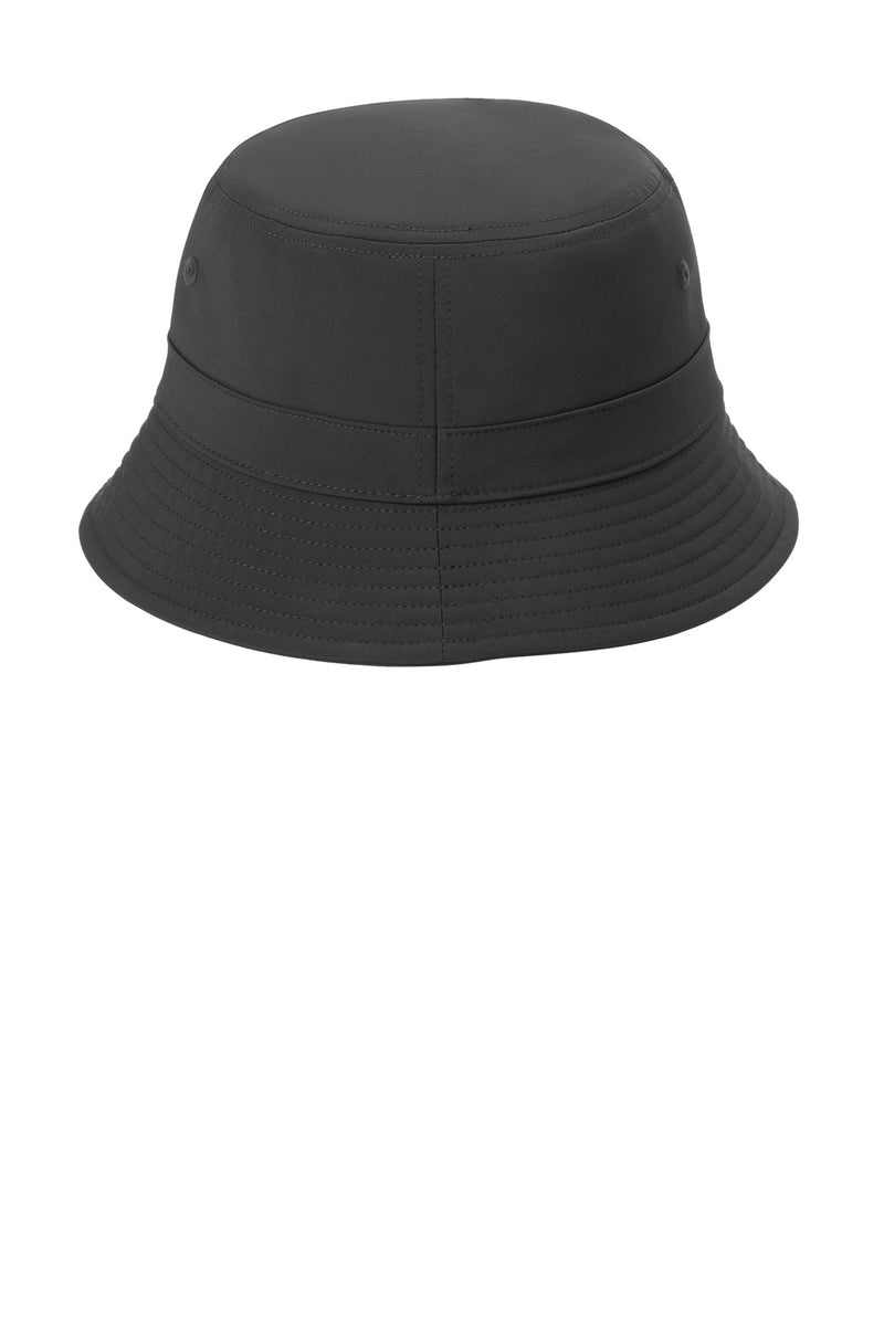 Port Authority Poly Bucket Hat - Black