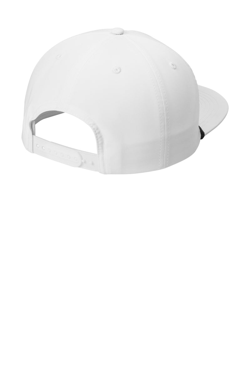 Port Authority 5-Panel Poly Rope Cap - White/ Black