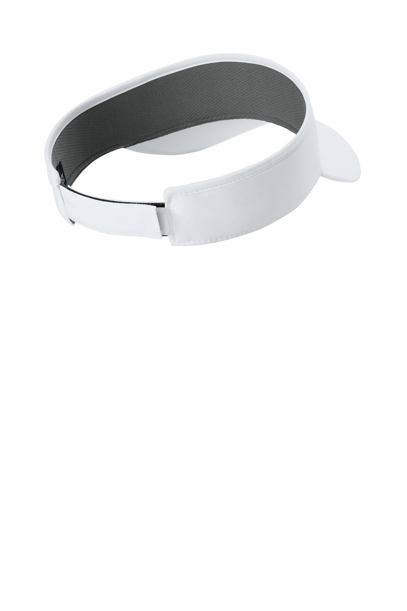 Port Authority Poly Visor - White