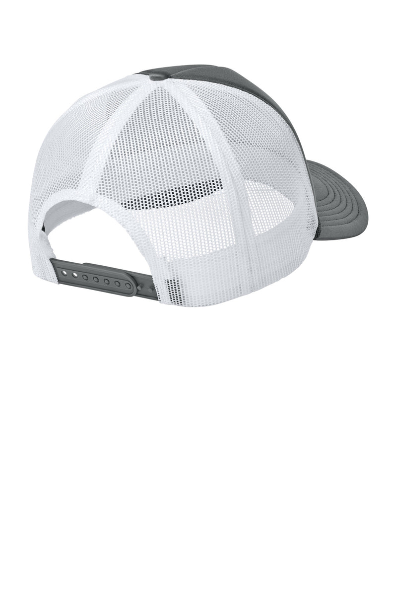 Port Authority Foam Truck'N Cap - Deep Smoke/ Deep Smoke/ White