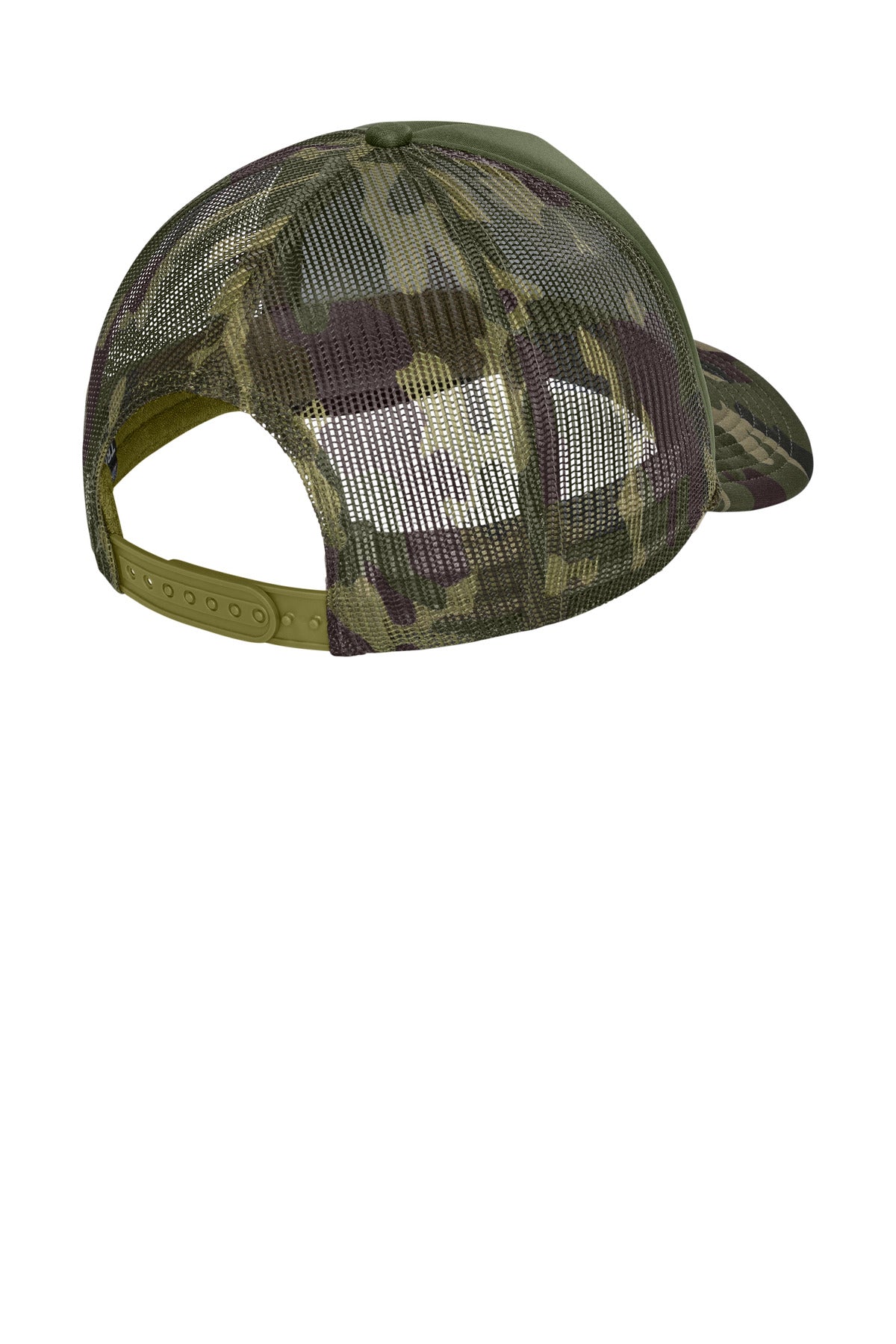 Port Authority Foam Truck'N Cap - Olive Drab Green/ Camo/ Camo