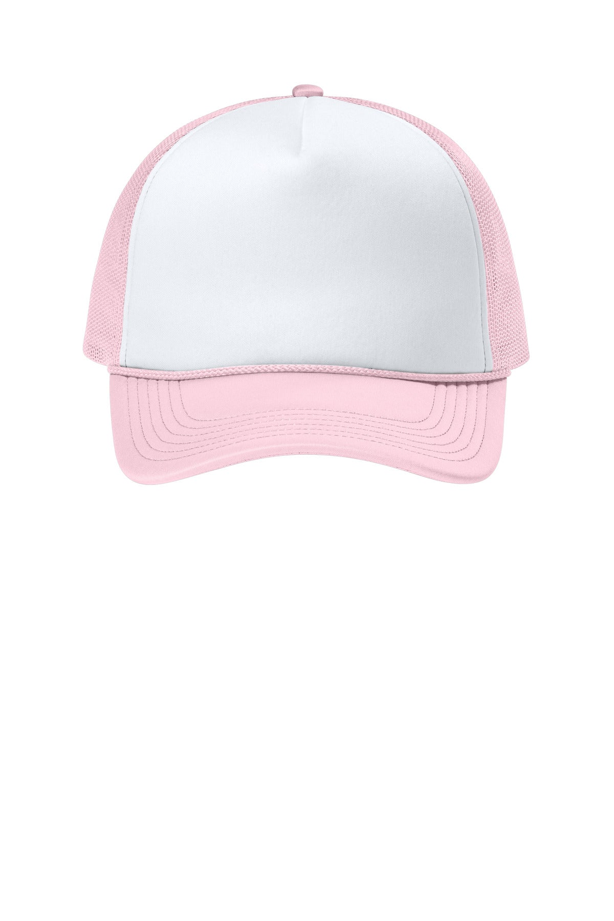 Port Authority Foam Truck'N Cap - White/ Cloud Pink/ Cloud Pink