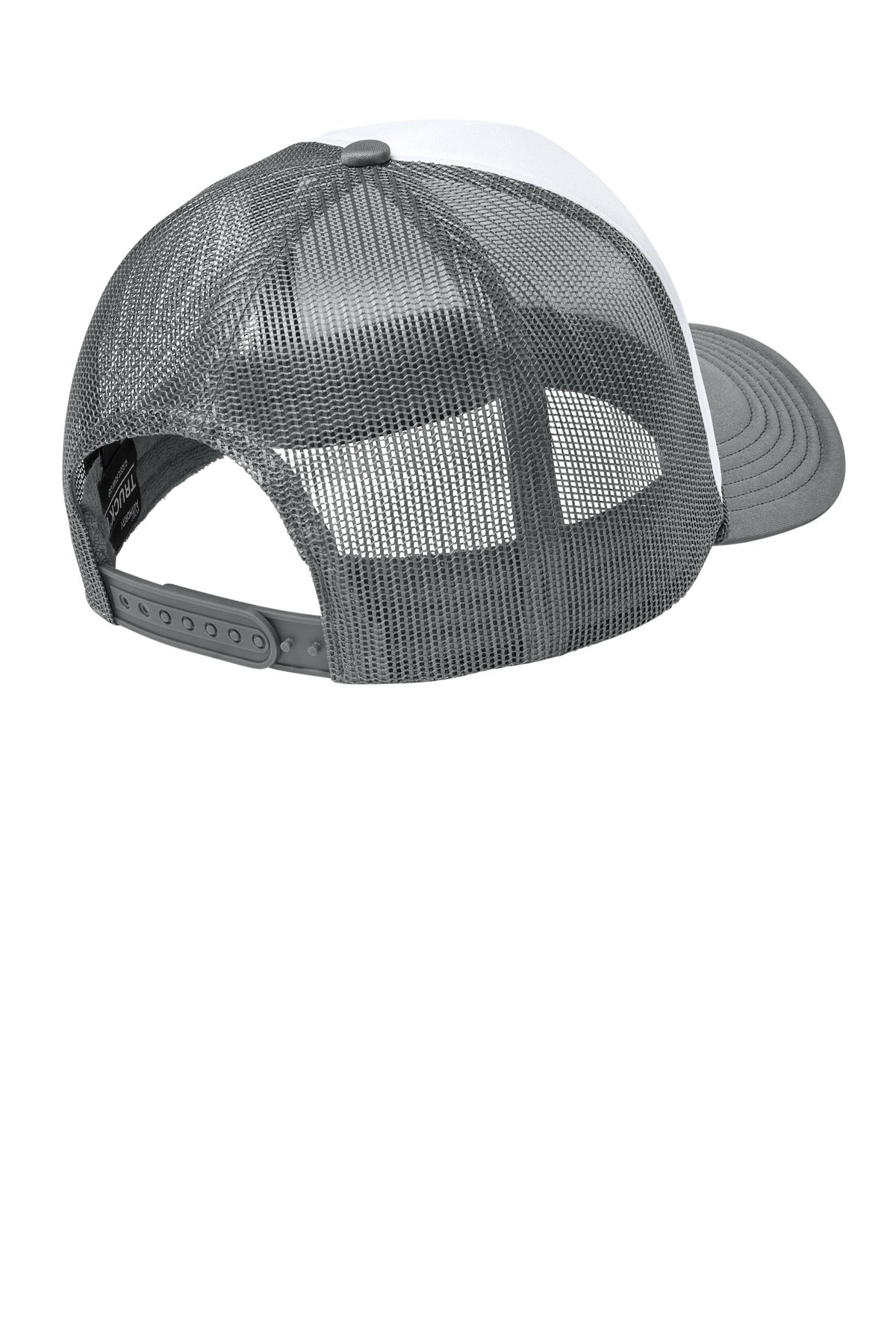 Port Authority Foam Truck'N Cap - White/ Deep Smoke/ Deep Smoke