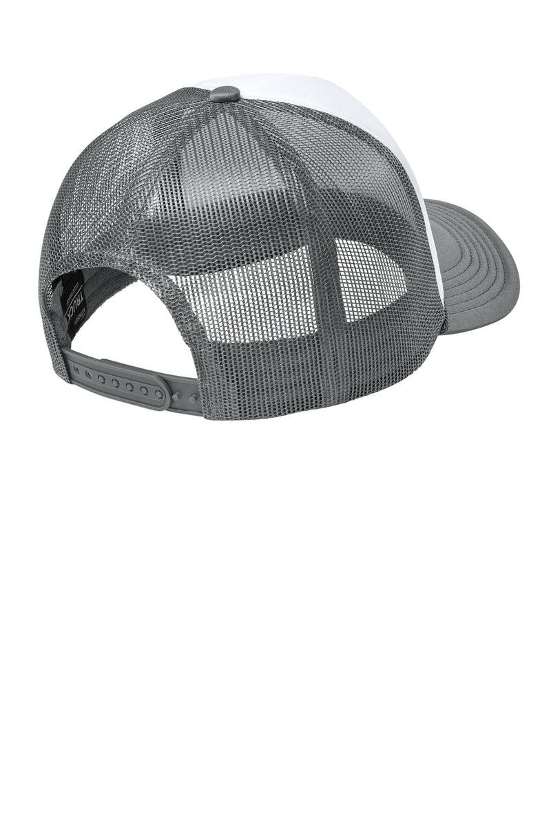 Port Authority Foam Truck'N Cap - White/ Deep Smoke/ Deep Smoke
