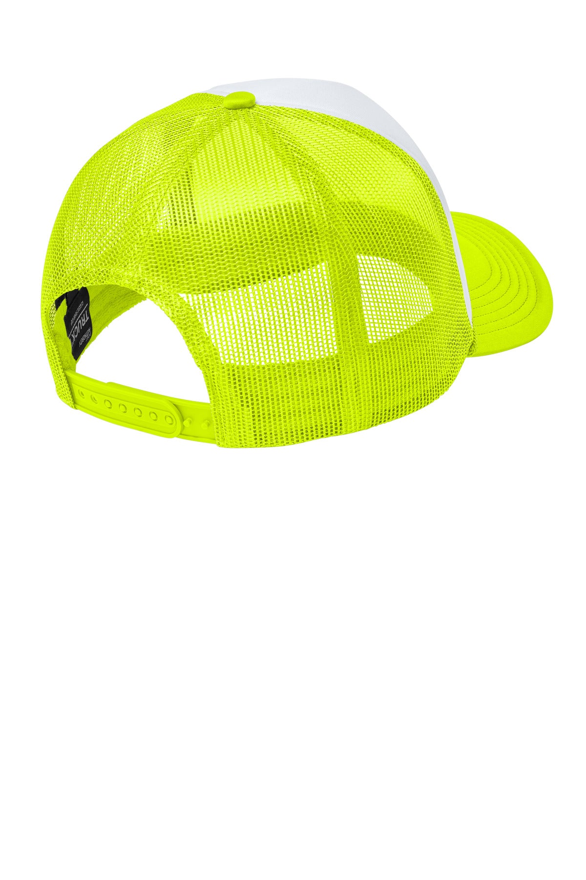 Port Authority Foam Truck'N Cap - White/ Neon Yellow/ Neon Yellow