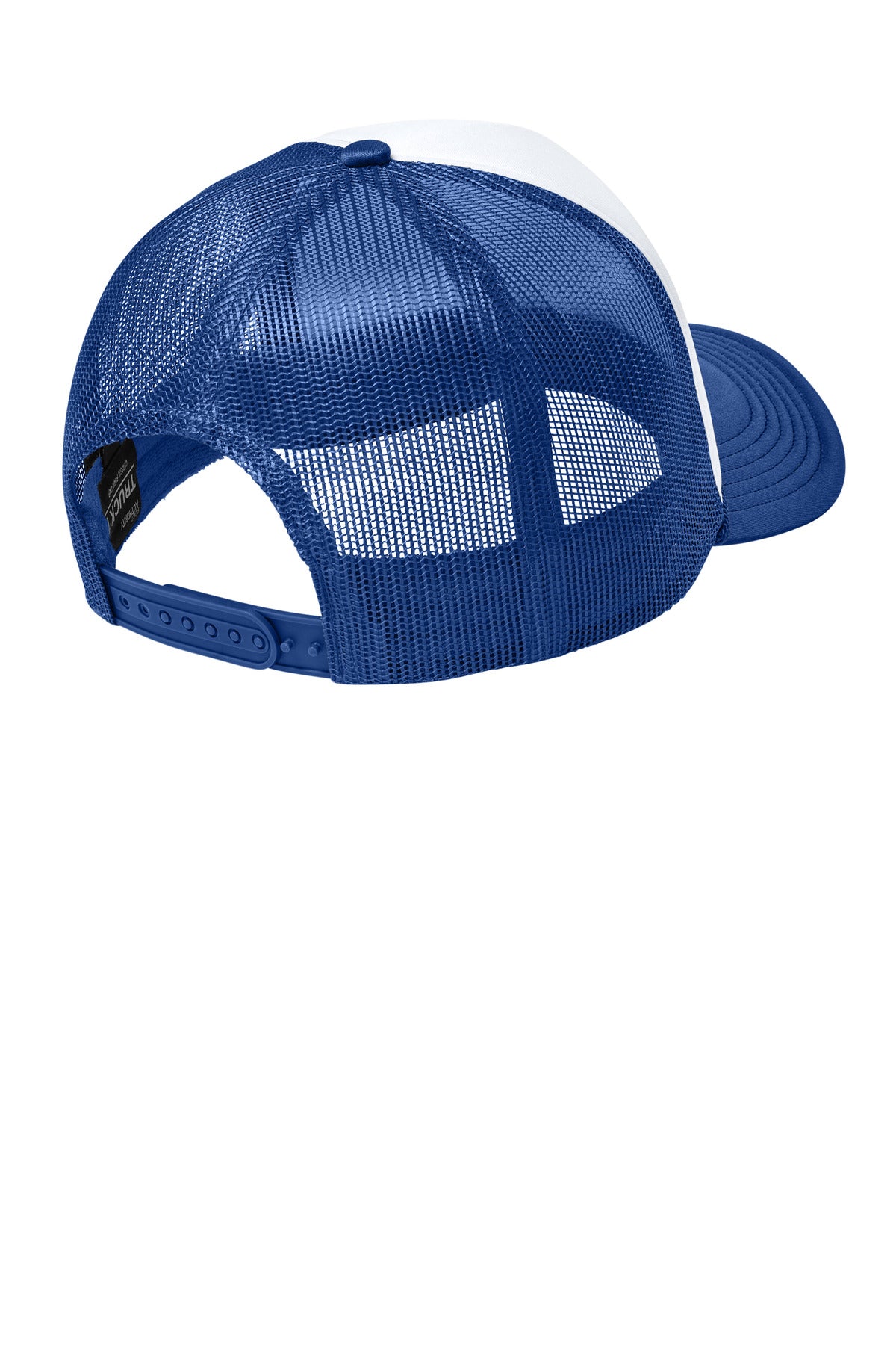 Port Authority Foam Truck'N Cap - White/ True Royal/ True Royal