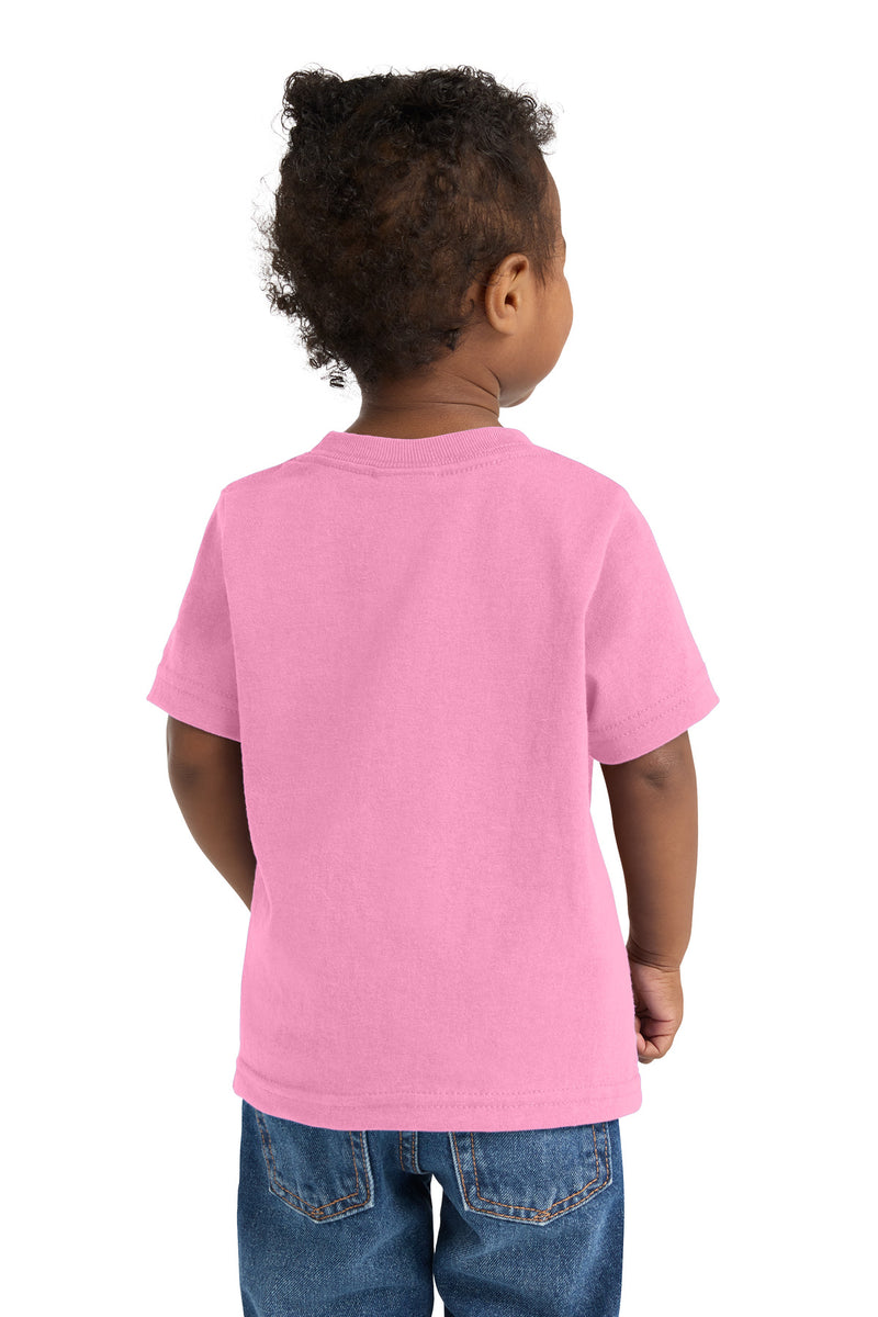 Port & Co Infant Core Cotton Tee - Candy Pink