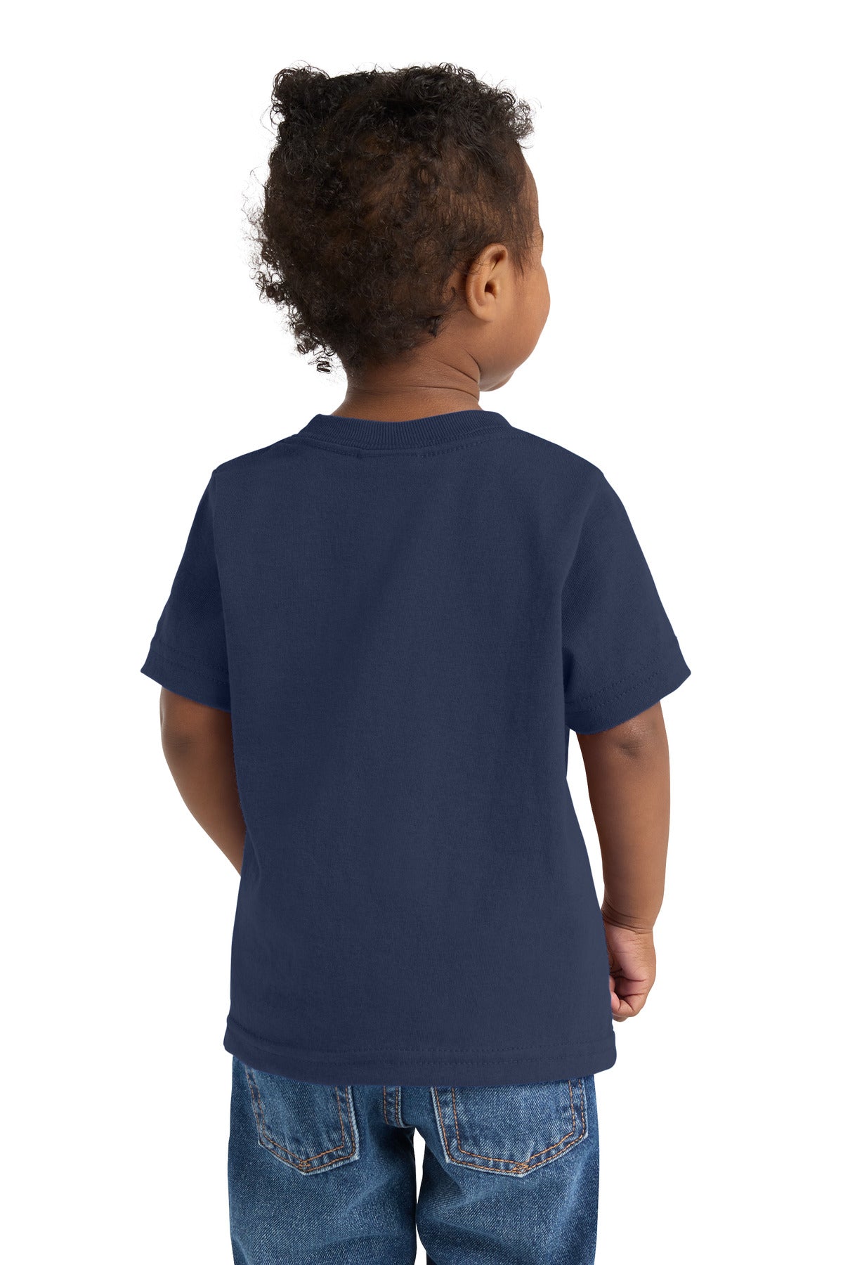 Port & Co Infant Core Cotton Tee - Navy
