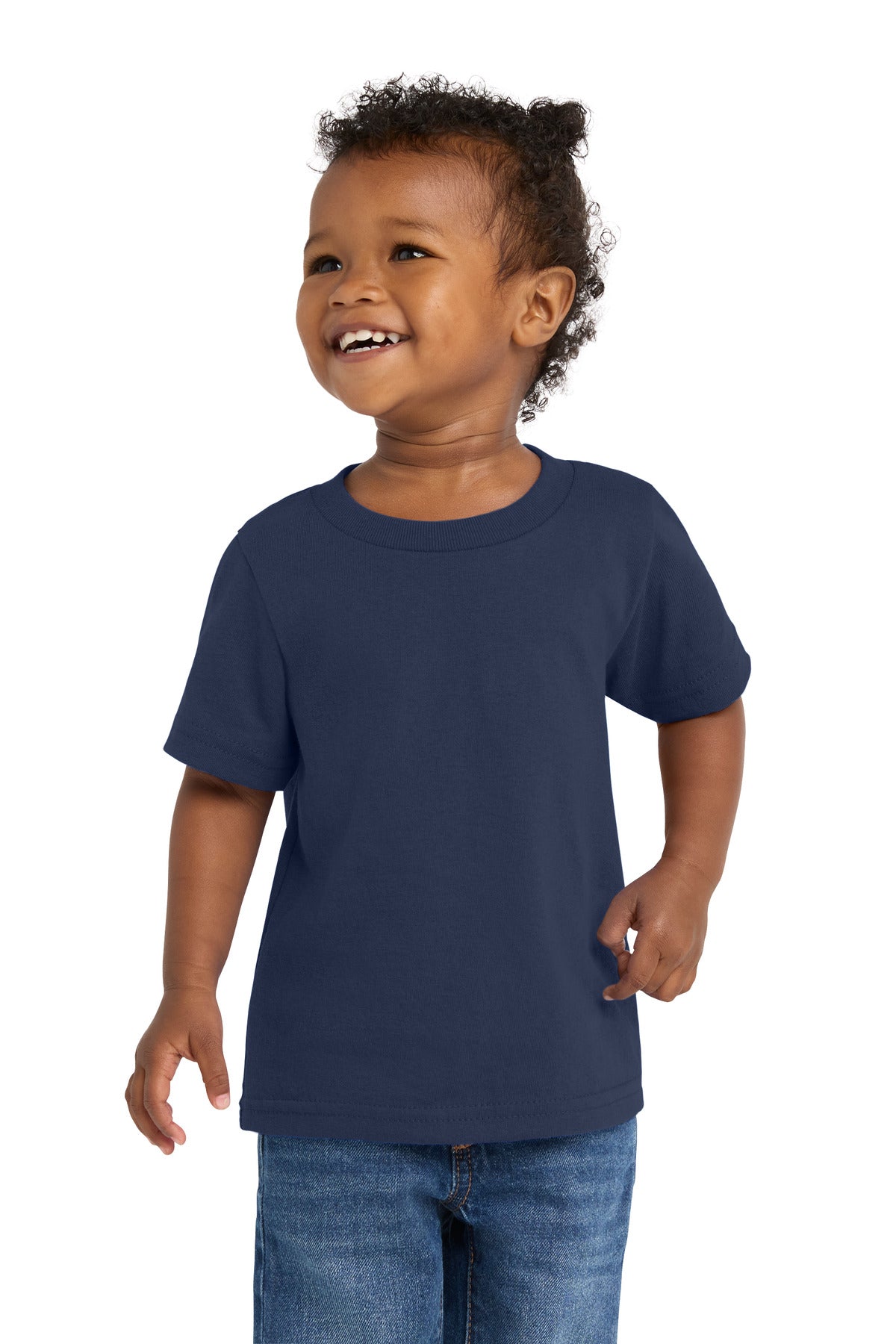 Port & Co Infant Core Cotton Tee - Navy