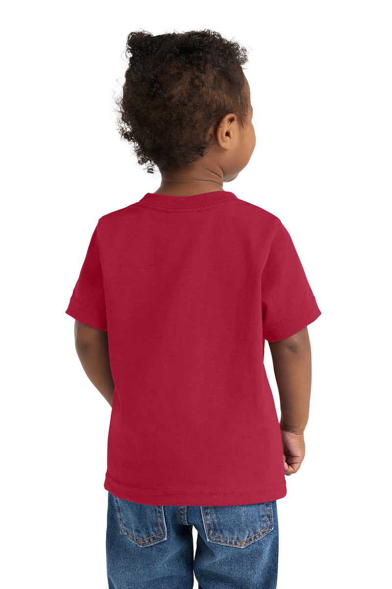 Port & Co Infant Core Cotton Tee - Red