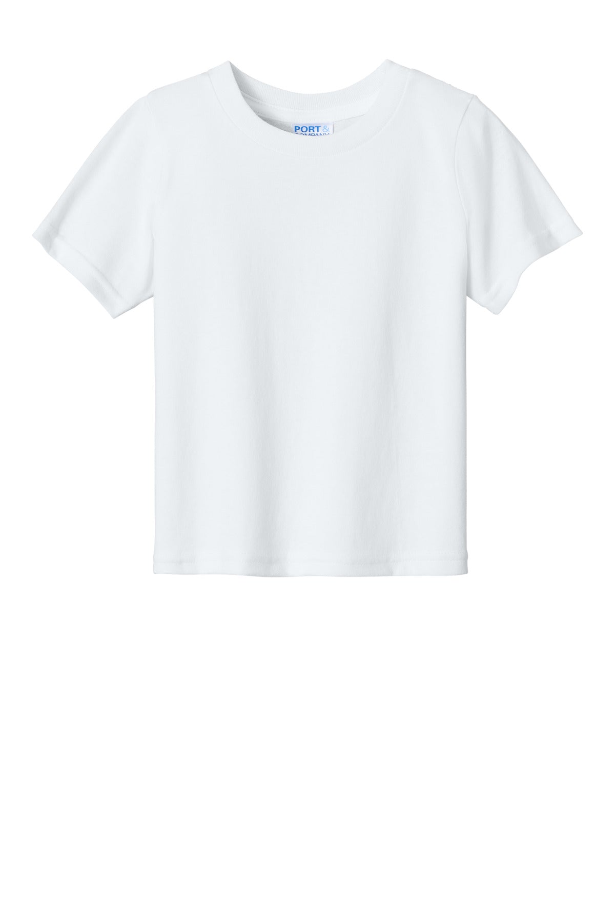 Port & Co Infant Core Cotton Tee - White