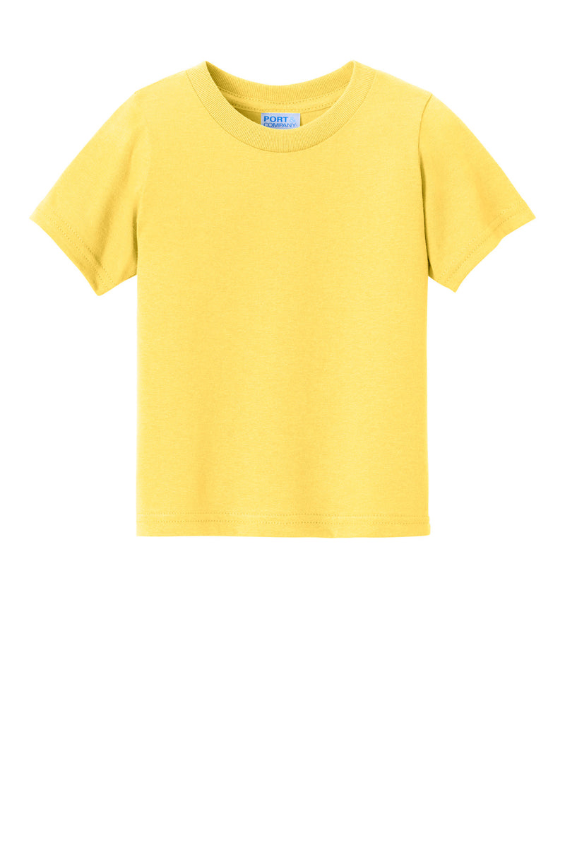 Port & Co Infant Core Cotton Tee - Yellow