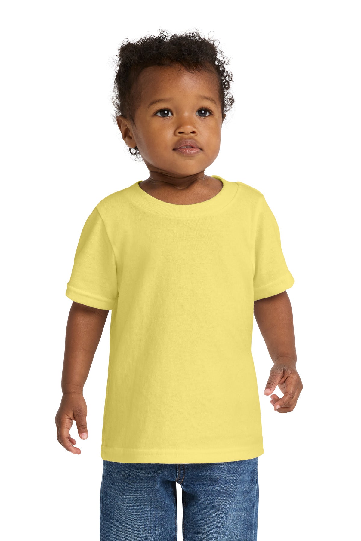 Port & Co Infant Core Cotton Tee - Yellow