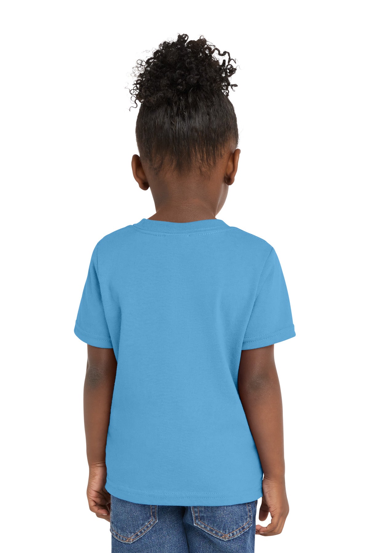 Port & Co Toddler Core Cotton Tee - Aquatic Blue