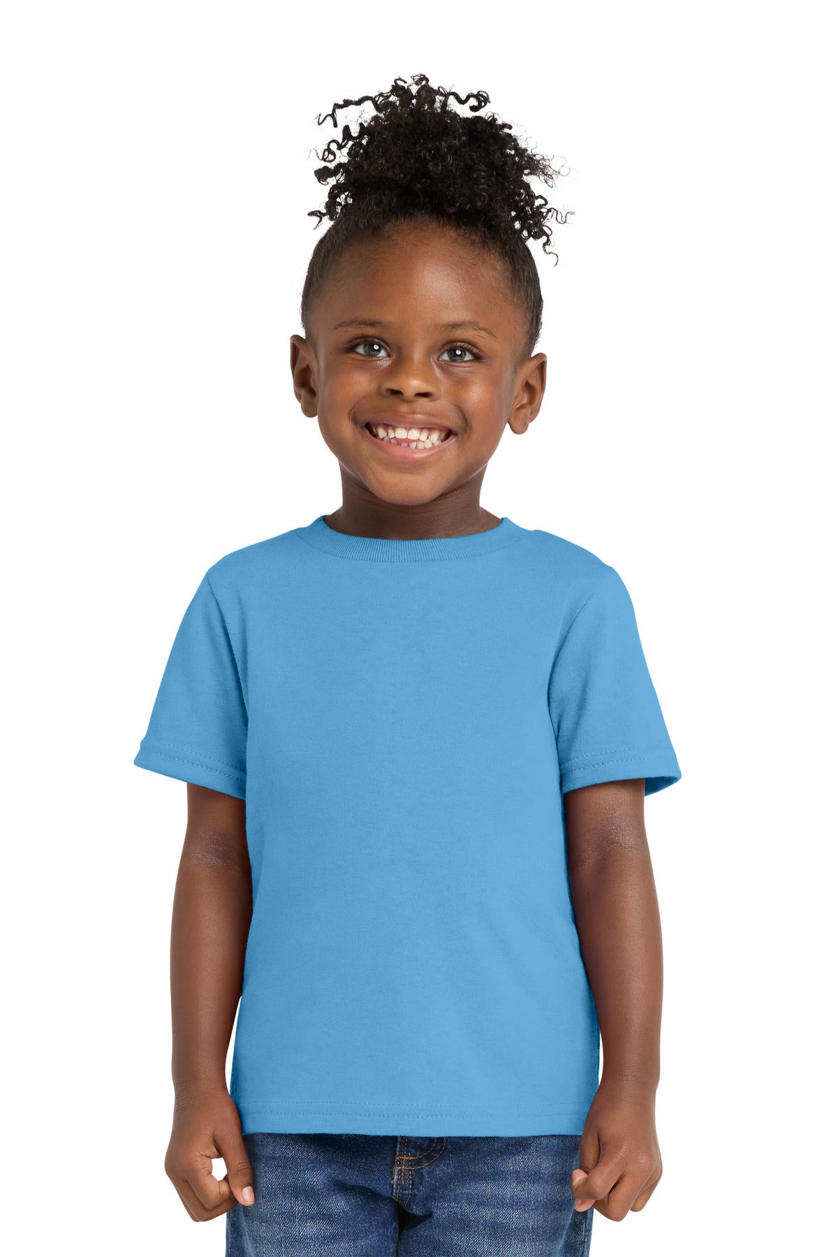 Port & Co Toddler Core Cotton Tee - Aquatic Blue
