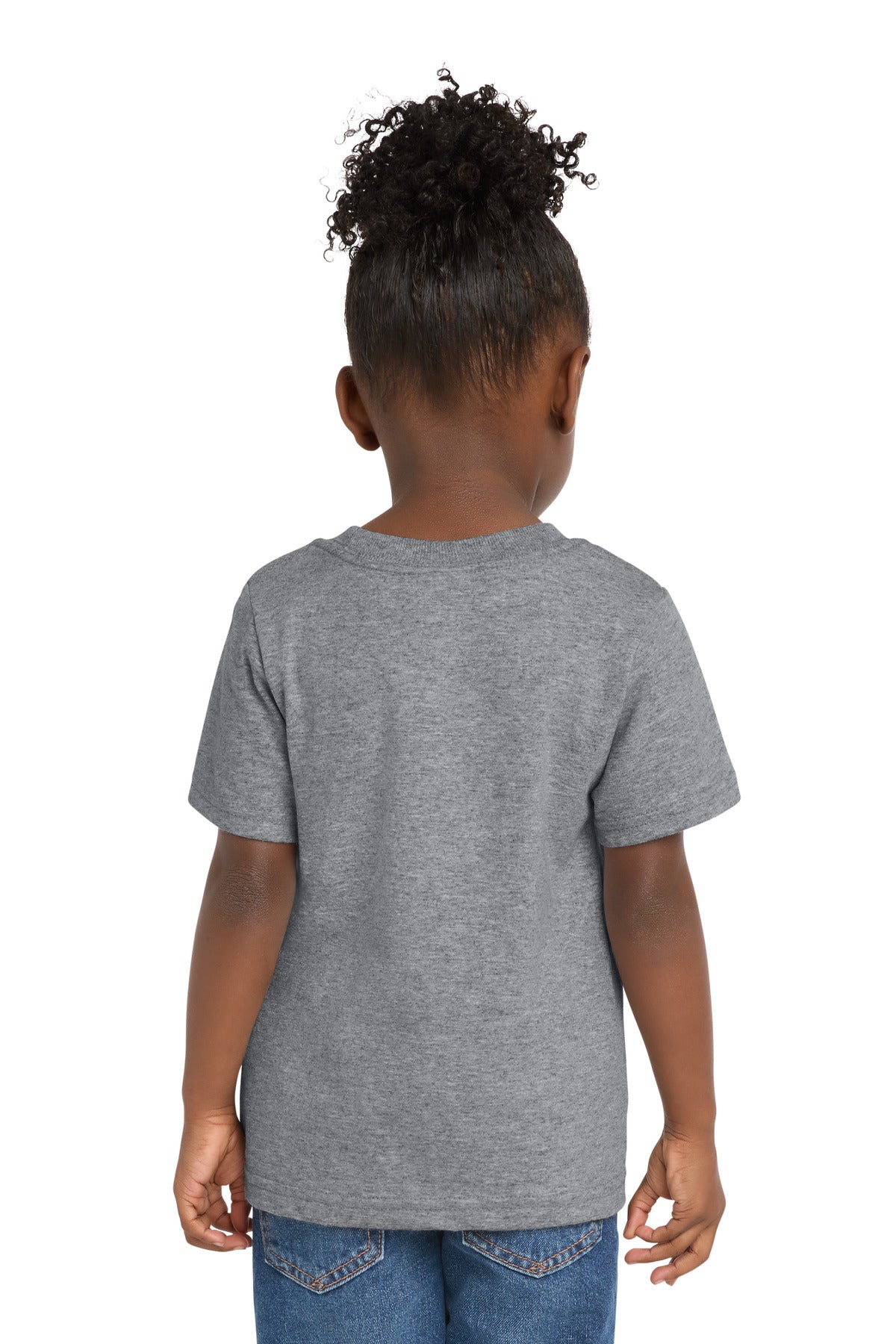 Port & Co Toddler Core Cotton Tee - Athletic Heather