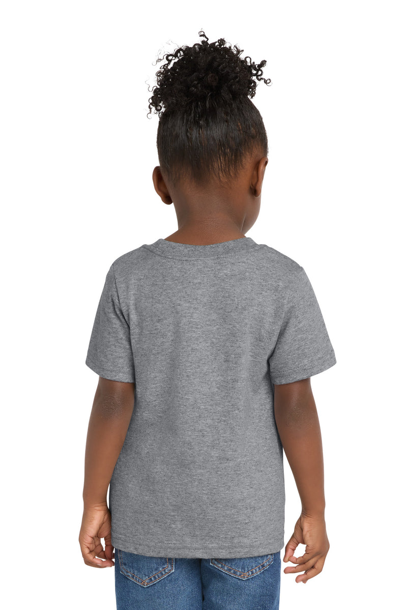 Port & Co Toddler Core Cotton Tee - Athletic Heather