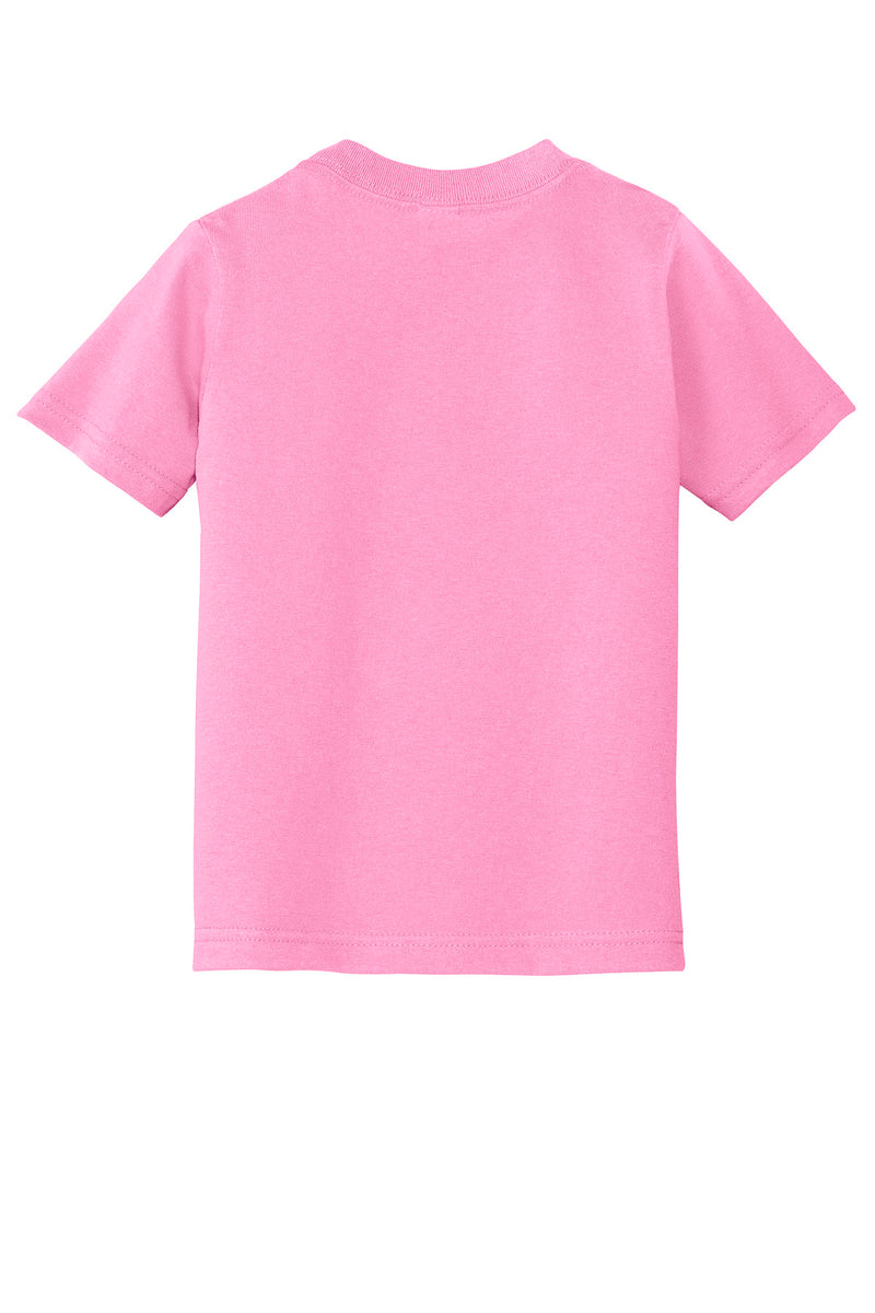 Port & Co Toddler Core Cotton Tee - Candy Pink