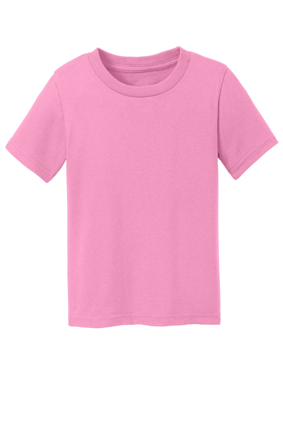 Port & Co Toddler Core Cotton Tee - Candy Pink